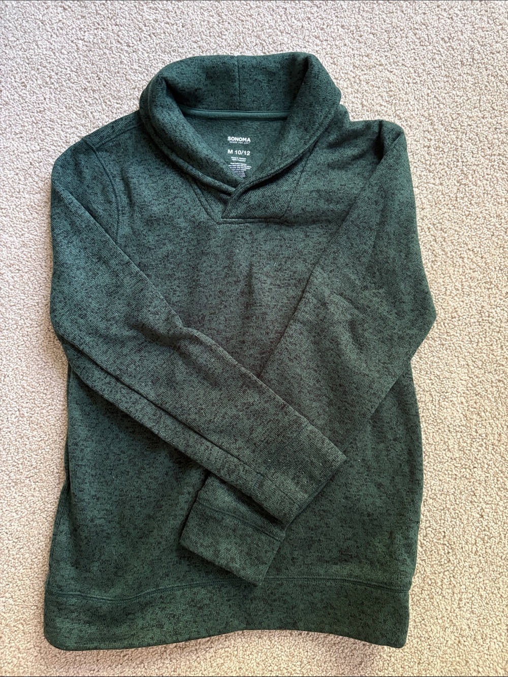 Sonoma Men's Forest Green Turtleneck Sweater